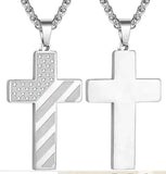 Hot American Flag Cross Necklace