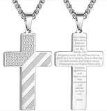 Hot American Flag Cross Necklace